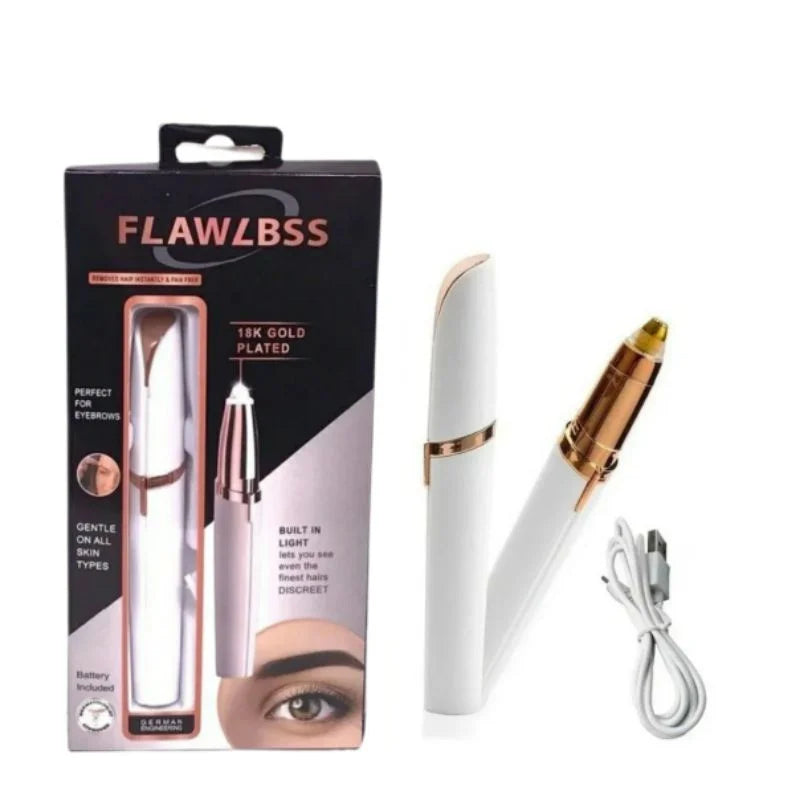 LumiBrow ™ — Depiladora Recargable USB "Cabezal chapado en oro de 18 quilates"
