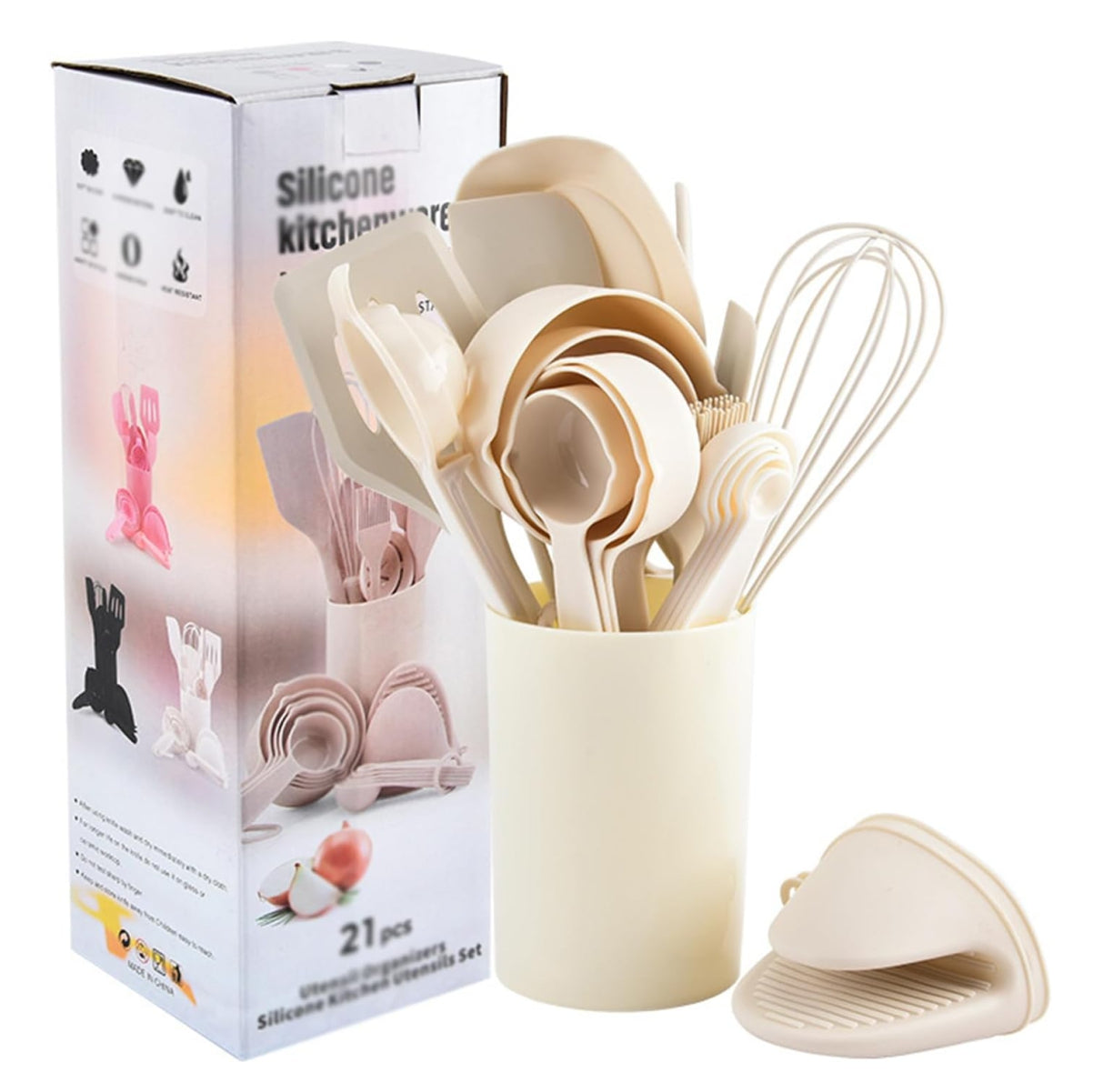 SilkChef™ — Set Antiadherente de Cocina 21 Piezas