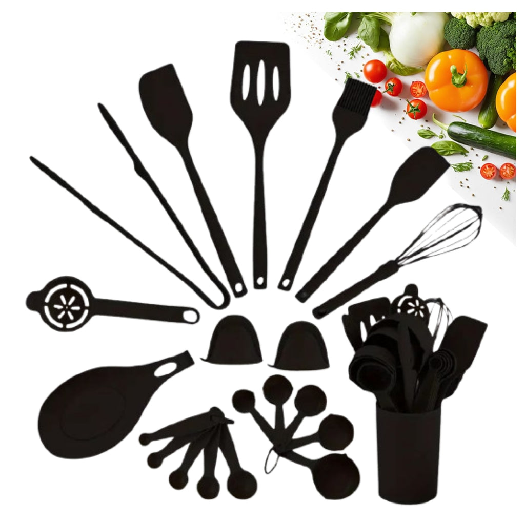 SilkChef™ — Set Antiadherente de Cocina 21 Piezas