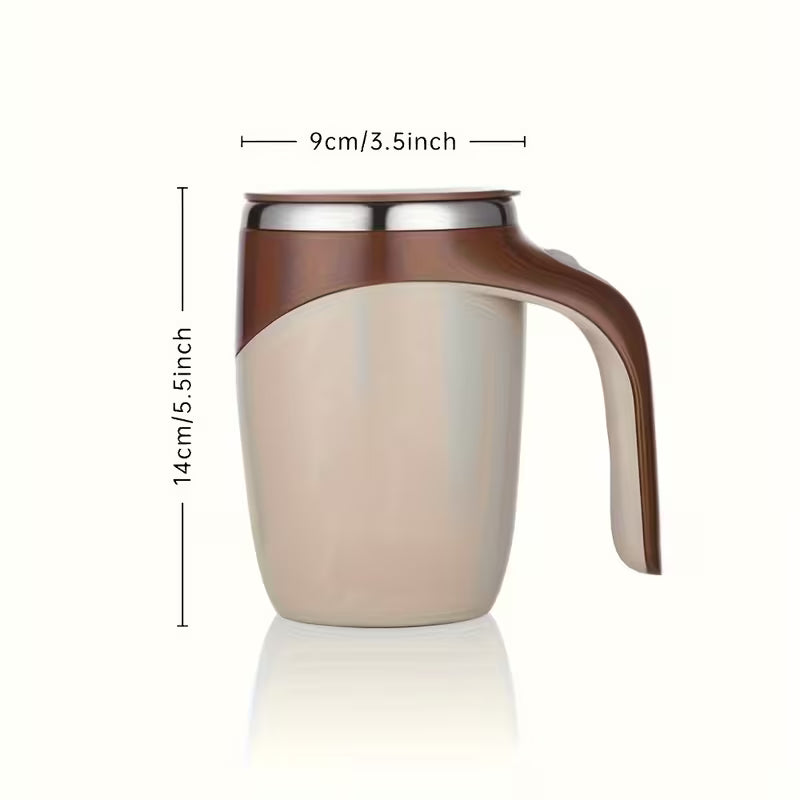 Taza VortixMix™  — La taza que se revuelve sola ☕🧲 | 380ml Acero Inoxidable