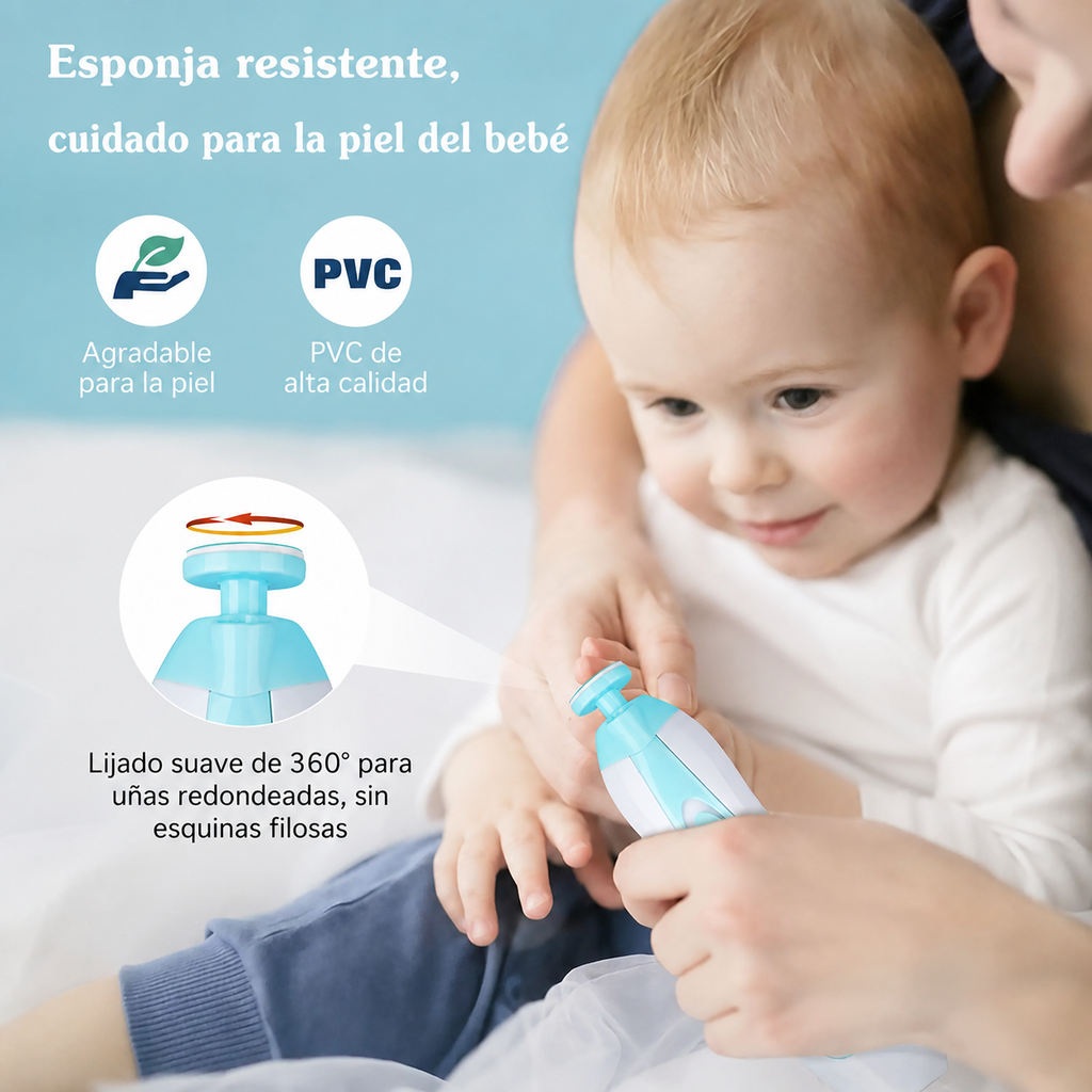 🍼 BebiGlow™ — Lima Eléctrica LED para Bebé