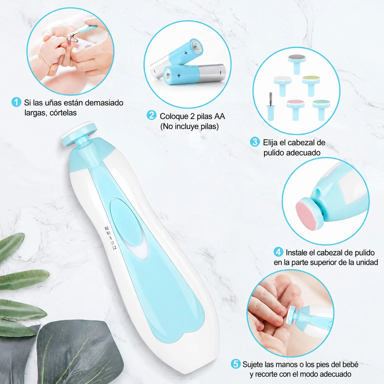 🍼 BebiGlow™ — Lima Eléctrica LED para Bebé