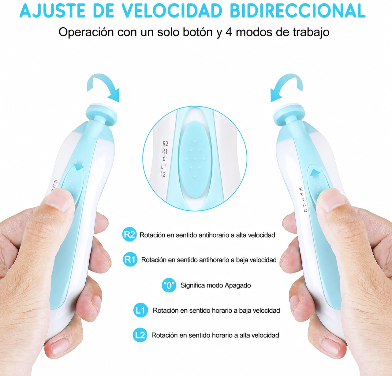 🍼 BebiGlow™ — Lima Eléctrica LED para Bebé