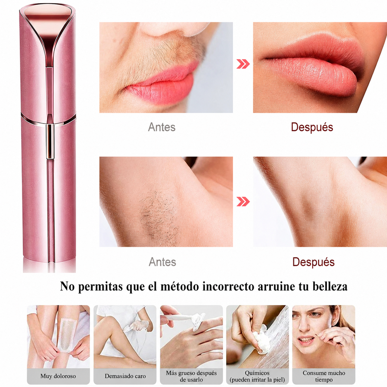 VelVetGlow ™ —  Depila Sin Dolor