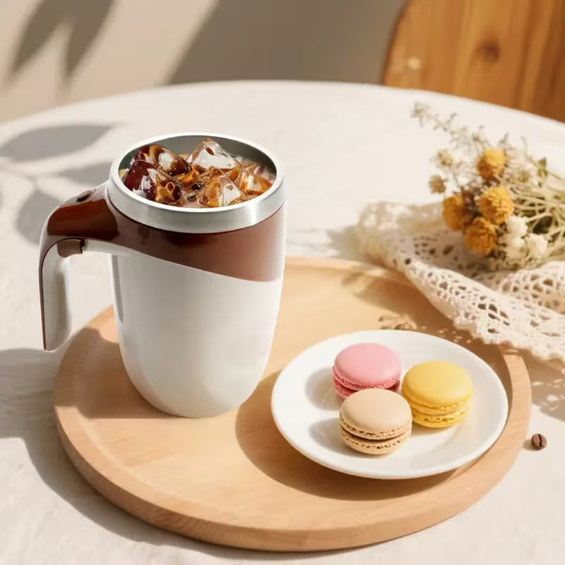 Taza VortixMix™  — La taza que se revuelve sola ☕🧲 | 380ml Acero Inoxidable