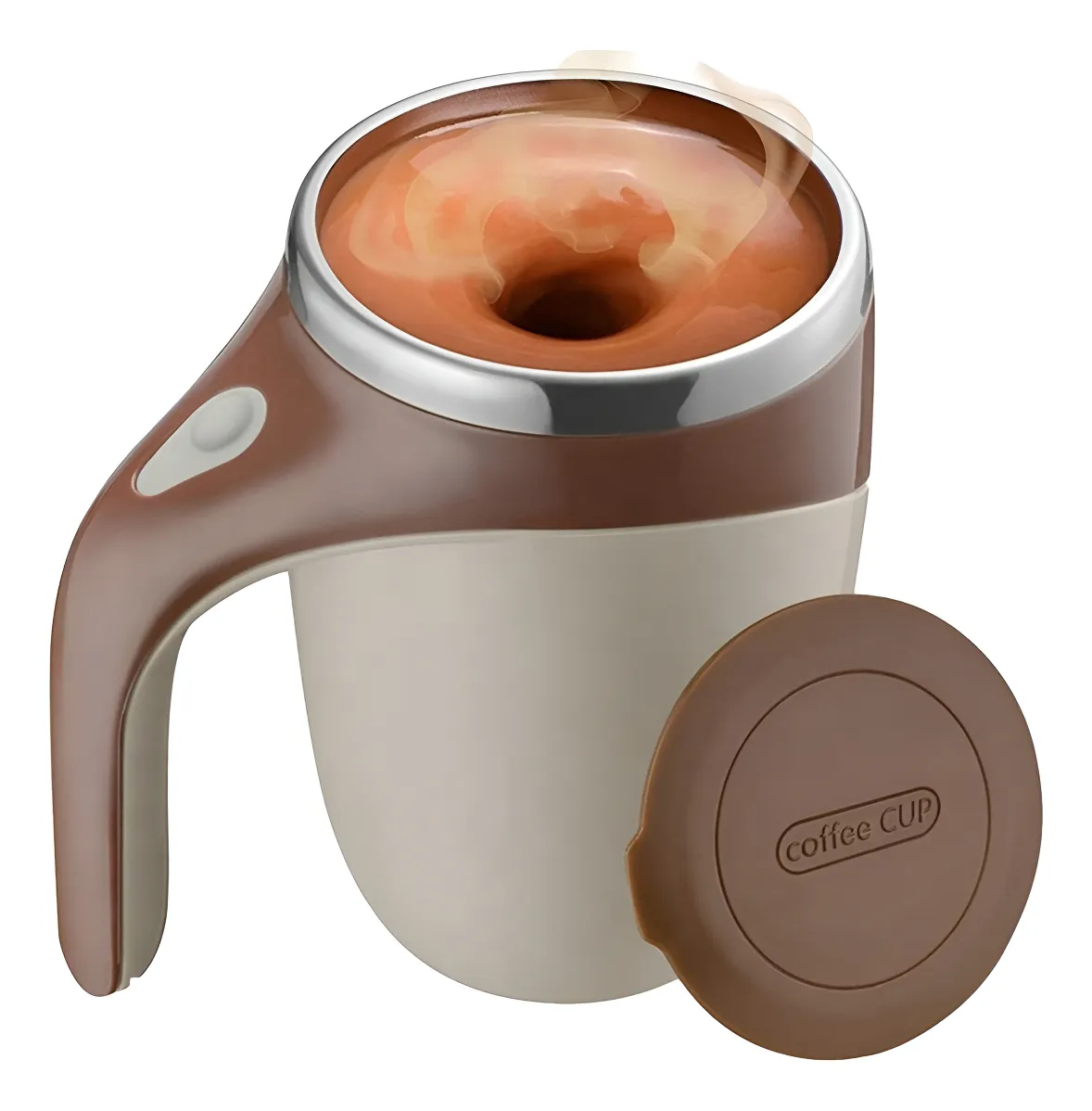 Taza VortixMix™  — La taza que se revuelve sola ☕🧲 | 380ml Acero Inoxidable