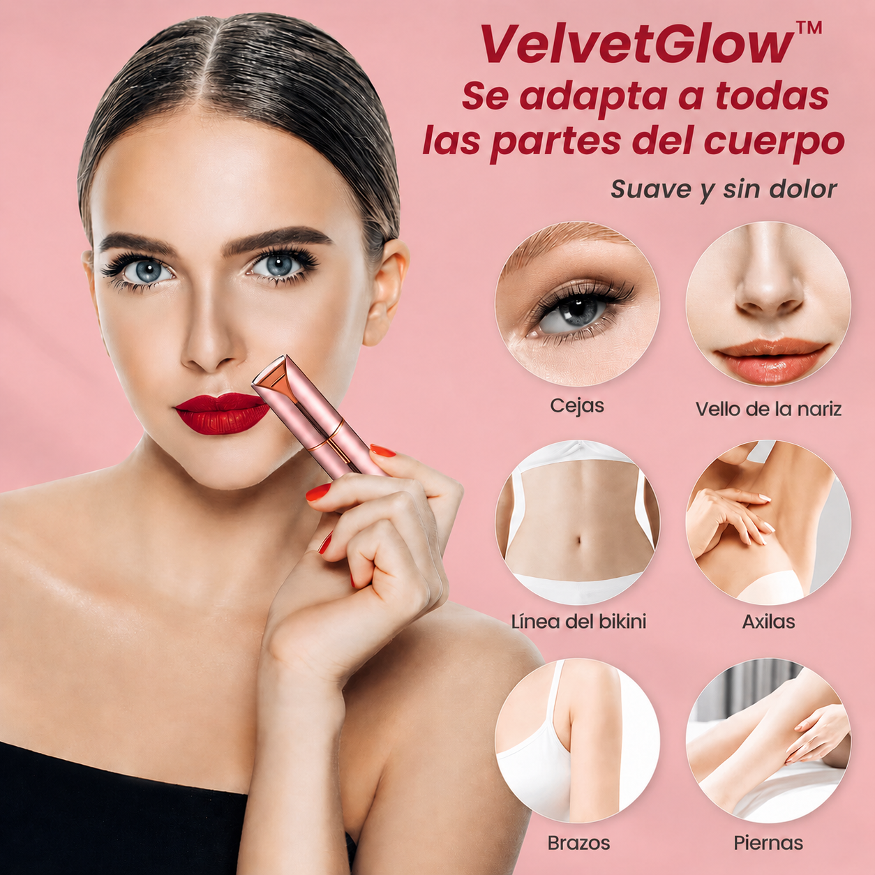 VelVetGlow ™ —  Depila Sin Dolor