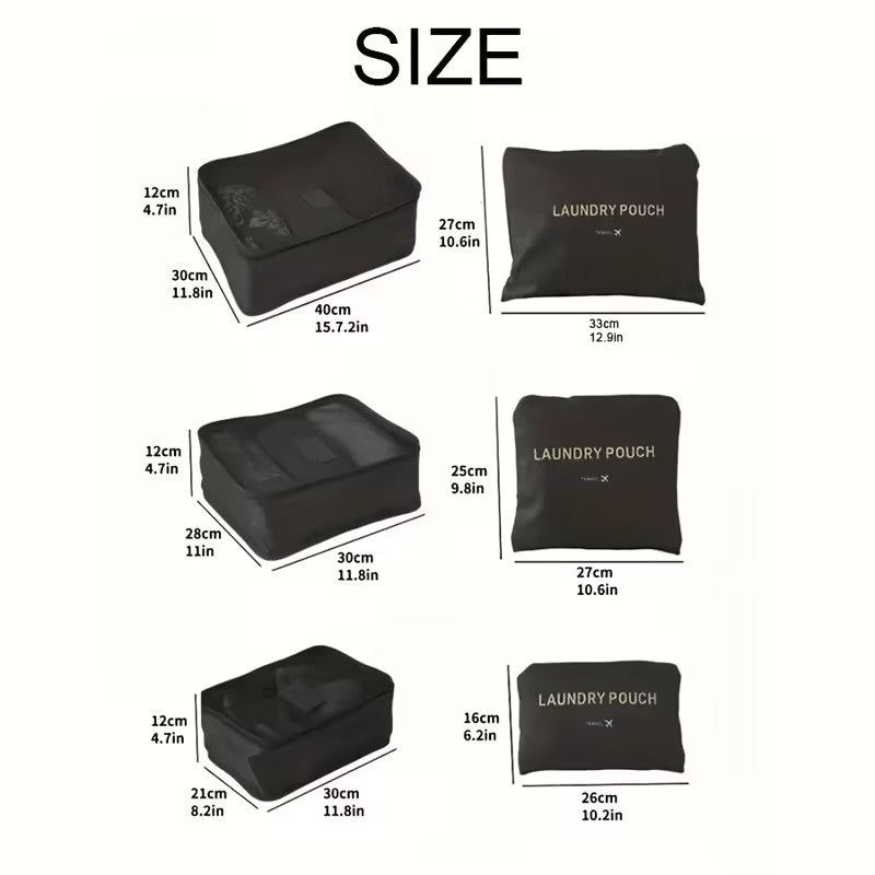 Kit Organizador Viajero "LaundryPouch"