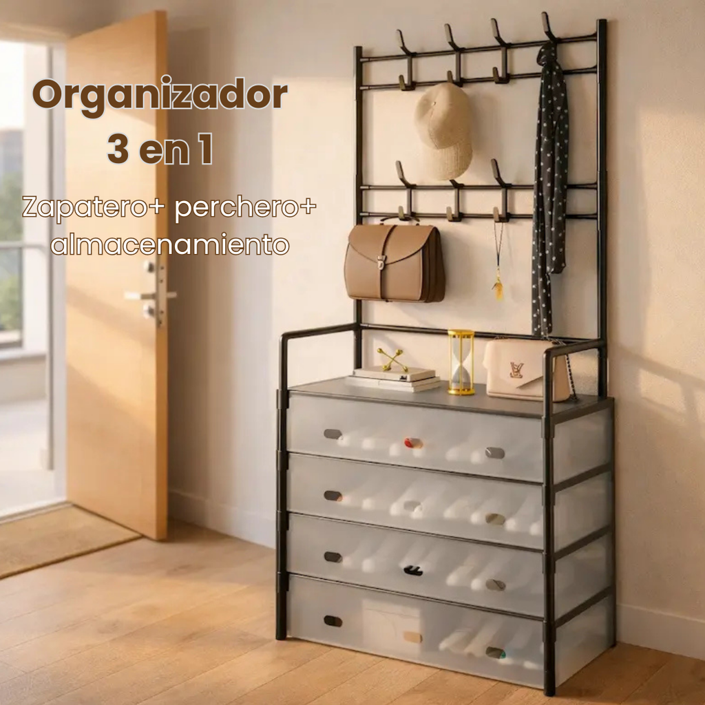 Organizador Zapatero Total 3 en 1