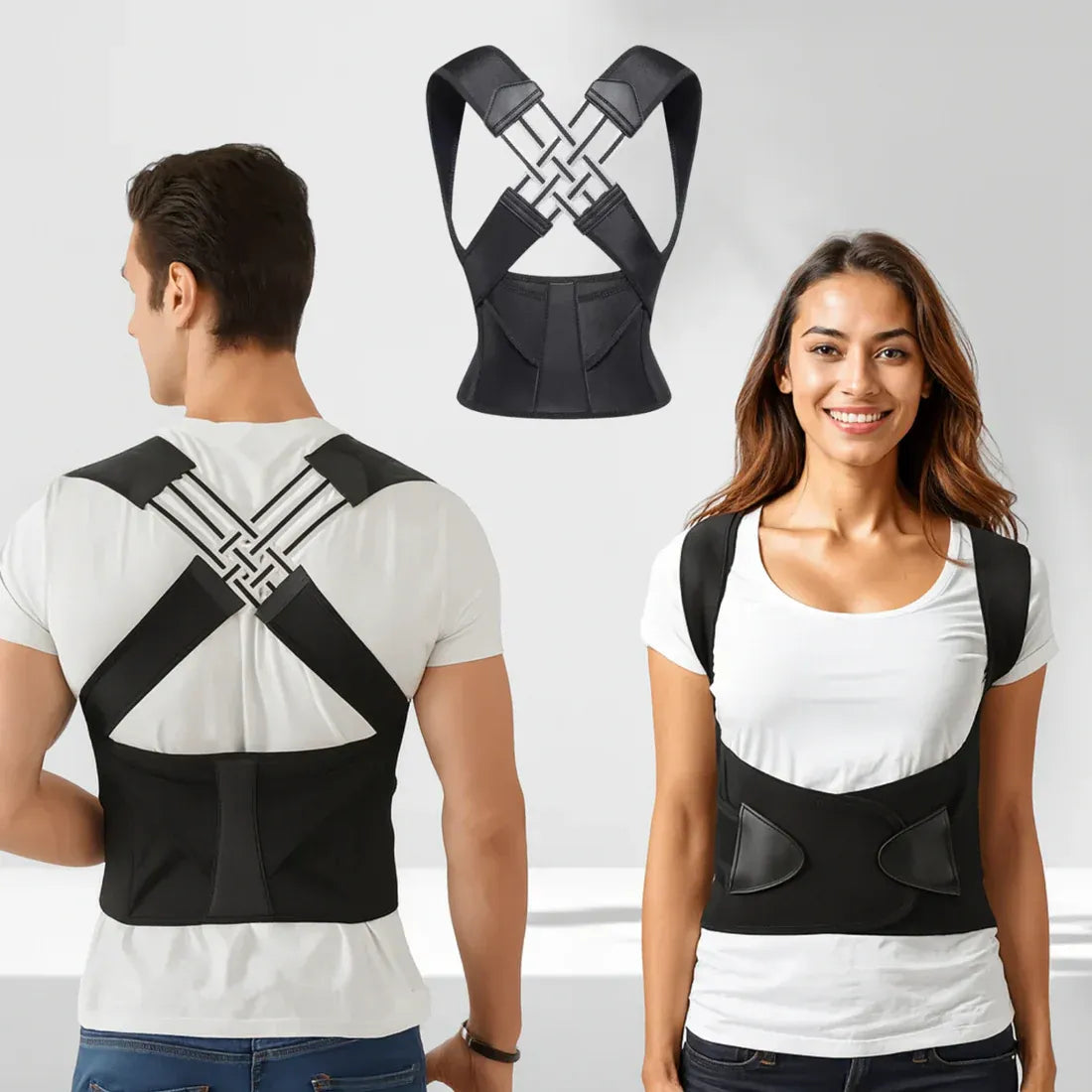 Corrector de Postura Entrelazado "EspaldaLibre™"